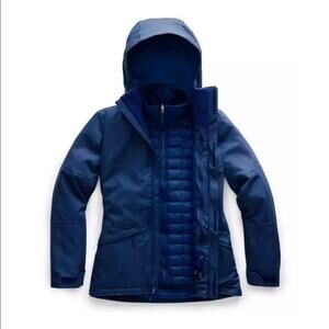 NORTH FACE Womens Thermoball Snow Tri-Climate 3 in 1 Jacket Snow Parka Size S